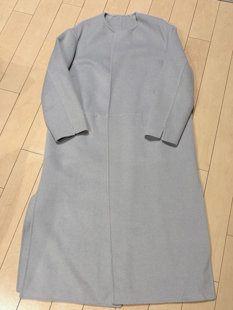 【新品未使用タグ付き】MUSE victorian リバーコート サックスブルー