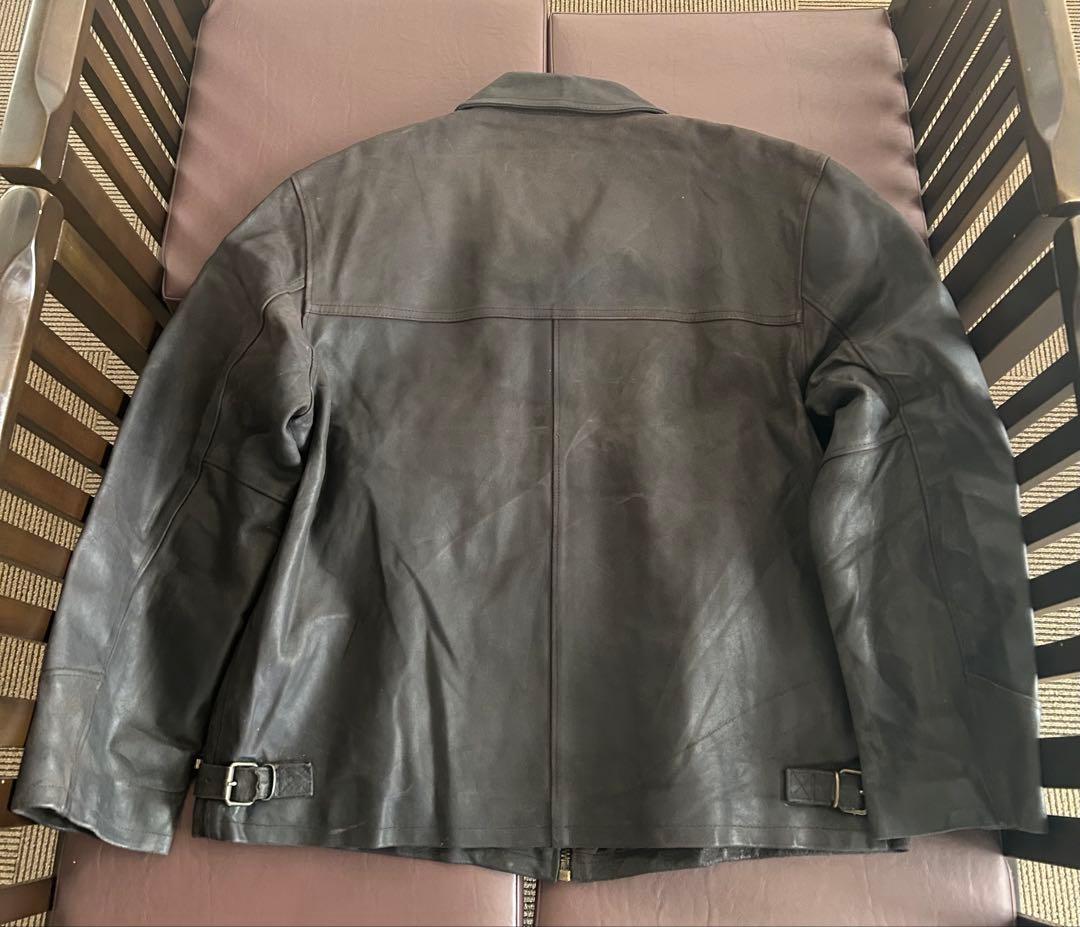 70sヴィンテージLEATHER FACTORYイタリア製ライダースジャケット