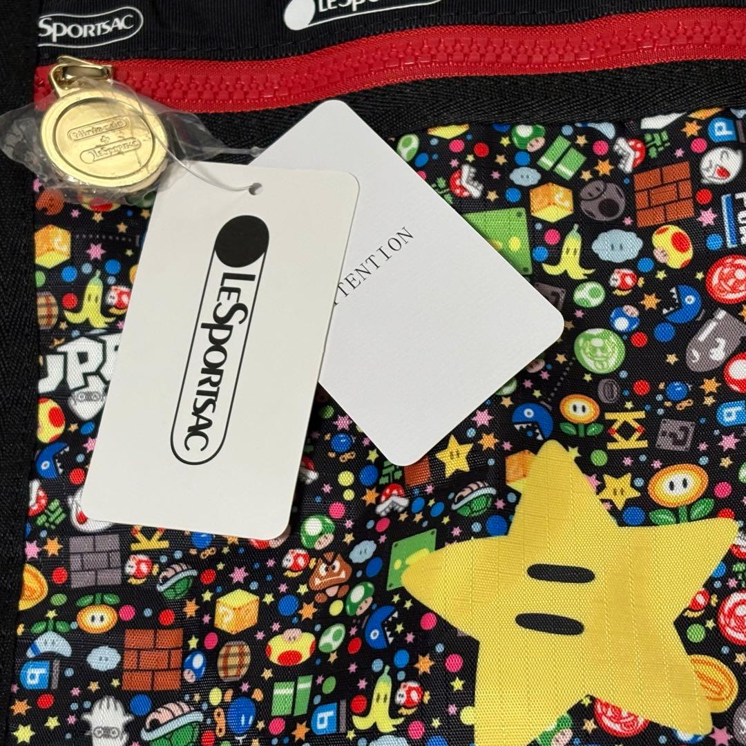 レスポートサック　スーパーマリオ　パワーアップブースト ボストンバッグ