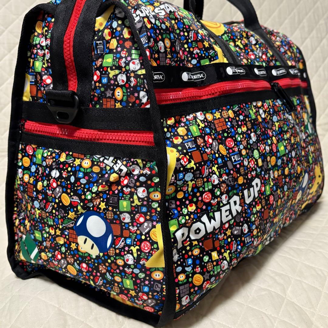 レスポートサック　スーパーマリオ　パワーアップブースト ボストンバッグ