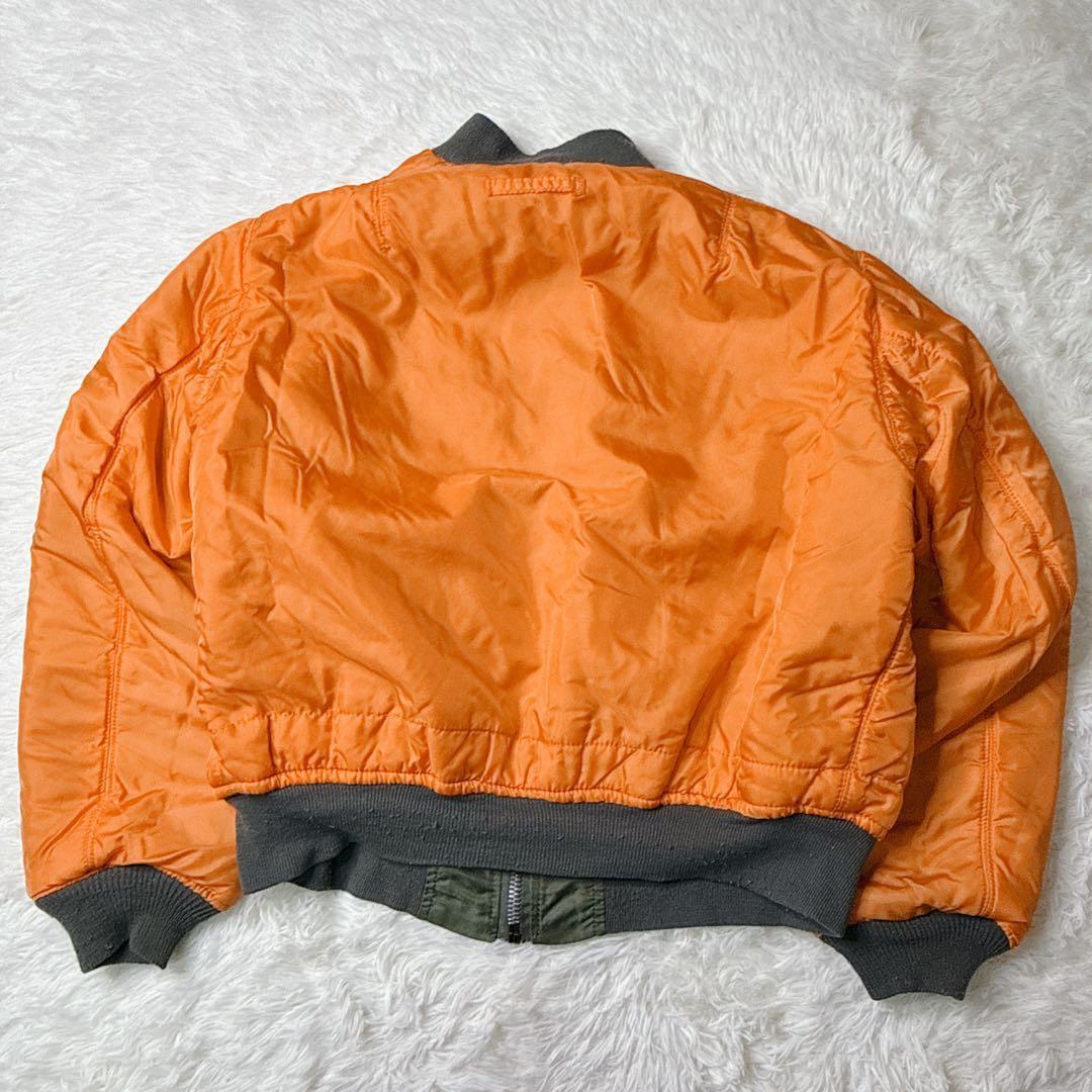 アルファ MA-1 フライトジャケット カーキ XL USA製 IDEAL
