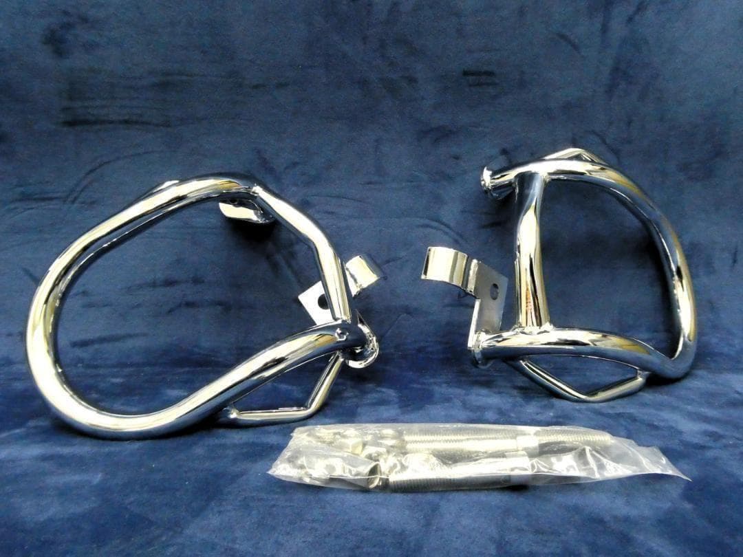 JADE250　エンジンガード　メッキ　金具付き/ MC23ジェイド