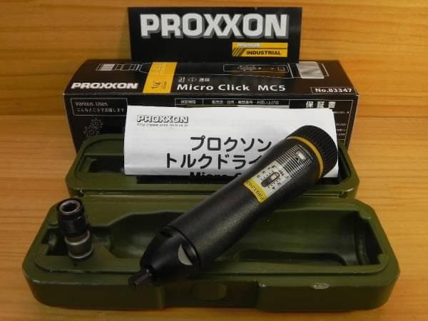 プロクソン 1/4(6.35)精密トルクレンチ ドライバー MC5(1～5Nm)