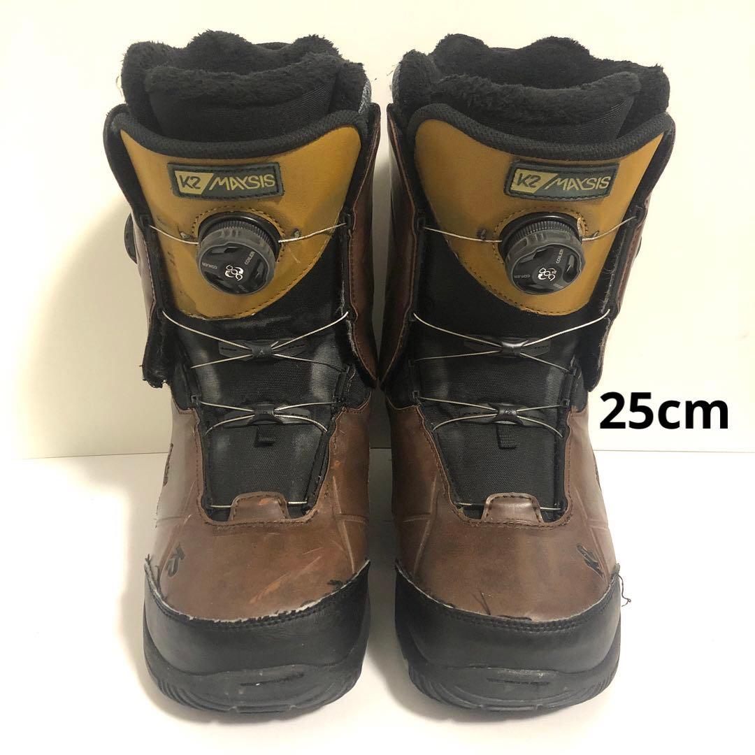 【人気】K2 MAYSIS ブーツ スノーボード ダブルBoA メンズ 25