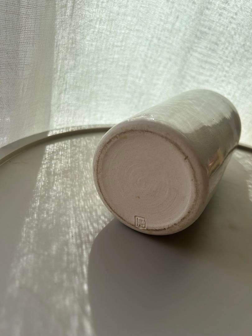 伊藤環 作 花瓶 陶器 フラワーベース シンプルモダン 作家物