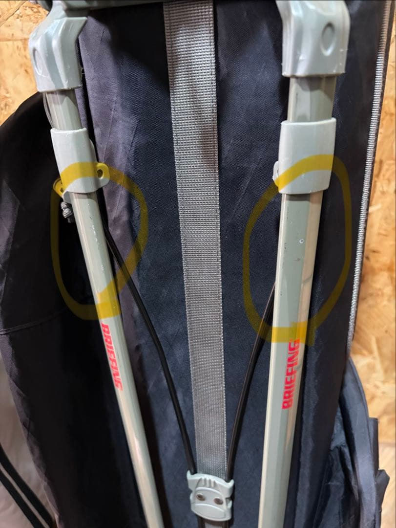 BRIEFING CR-4 #02 XP WOLF GRAY ヘッドカバー付き