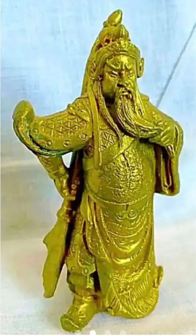 金運財運　関羽立像　三国志