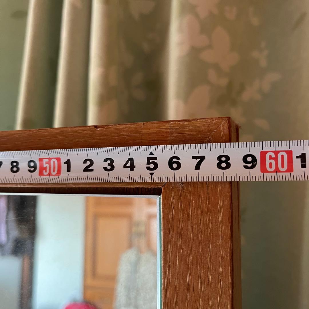 大型スタンドミラー 木製フレーム