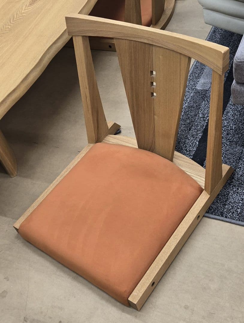 木製座卓・ちゃぶ台 6人掛け 自然なエッジ