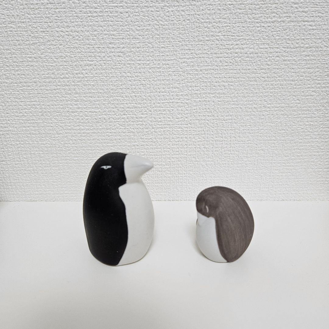 【廃盤品】ARABIA(アラビア)ヘルヤ　親子　ペンギン　2体セット