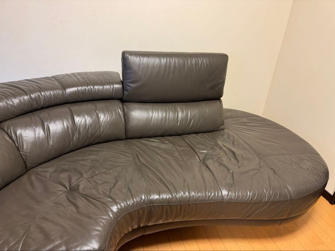 カーブ型ソファ　京都市内であれば直接の受け渡しも相談可