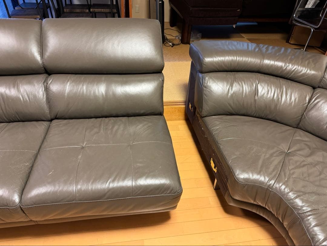 カーブ型ソファ　京都市内であれば直接の受け渡しも相談可