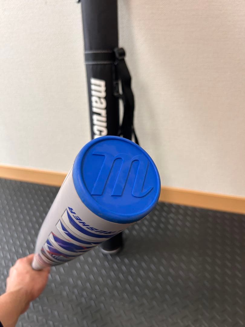 marucci 軟式バット 青ワニ83cm/730gケース付き