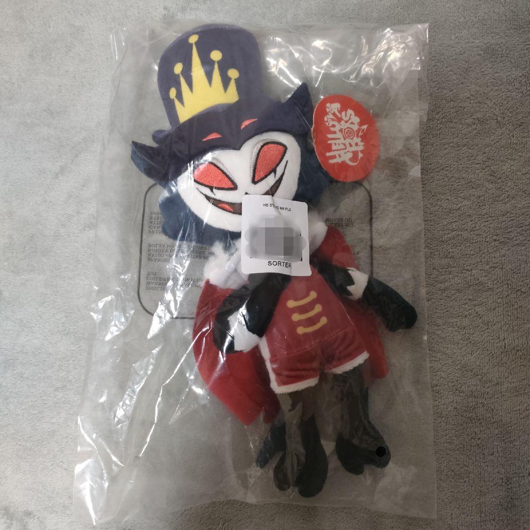 新品未開封 ヘルヴァボス ホットトピック 公式ぬいぐるみ ストラス Stolas