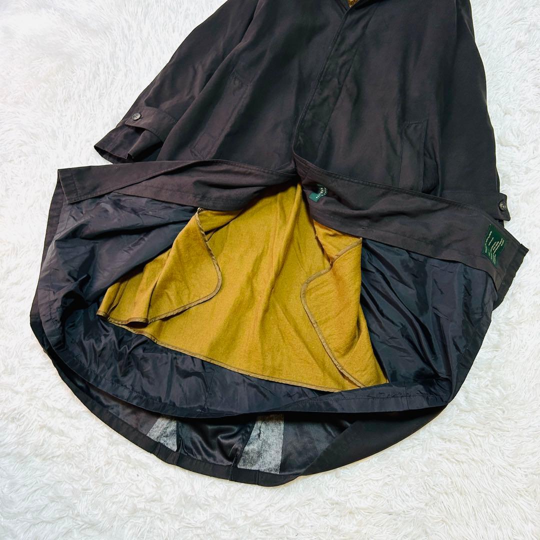 ローレンラルフローレン トレンチコート 黒 ロング丈 ライナー付き 532