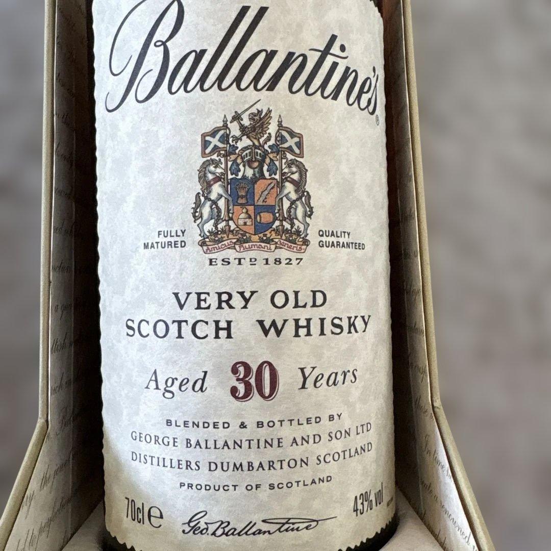 ウイスキー Ballantine's VeryOld ScotchWhisky30Years