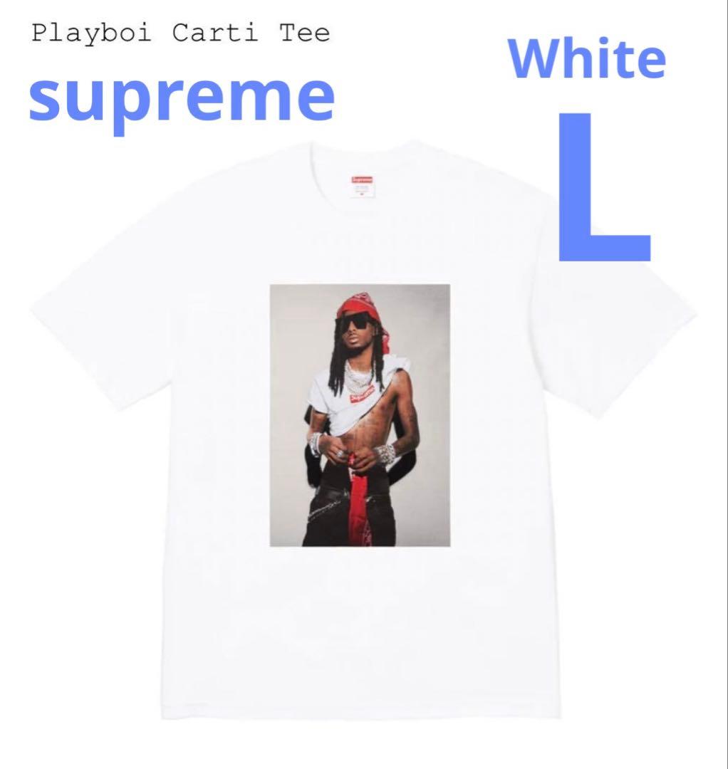 トップス supreme Playboi Carti Tee Pale White L