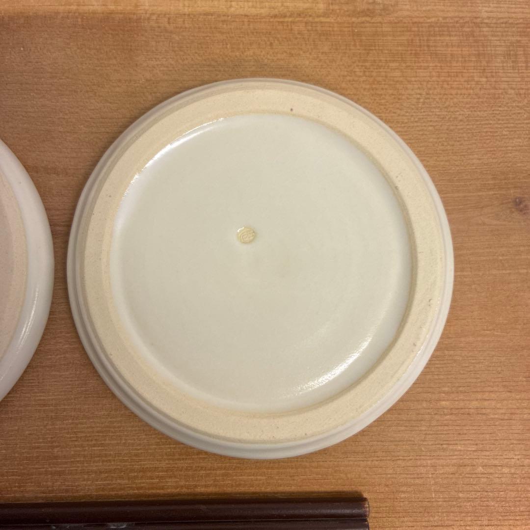 しゅな。新品　陶器　陶芸作家　プレート皿3枚　580