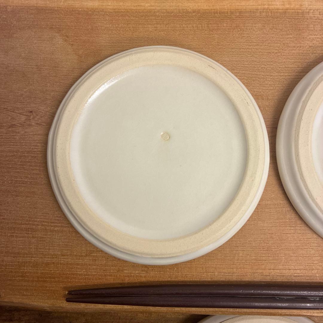 しゅな。新品　陶器　陶芸作家　プレート皿3枚　580