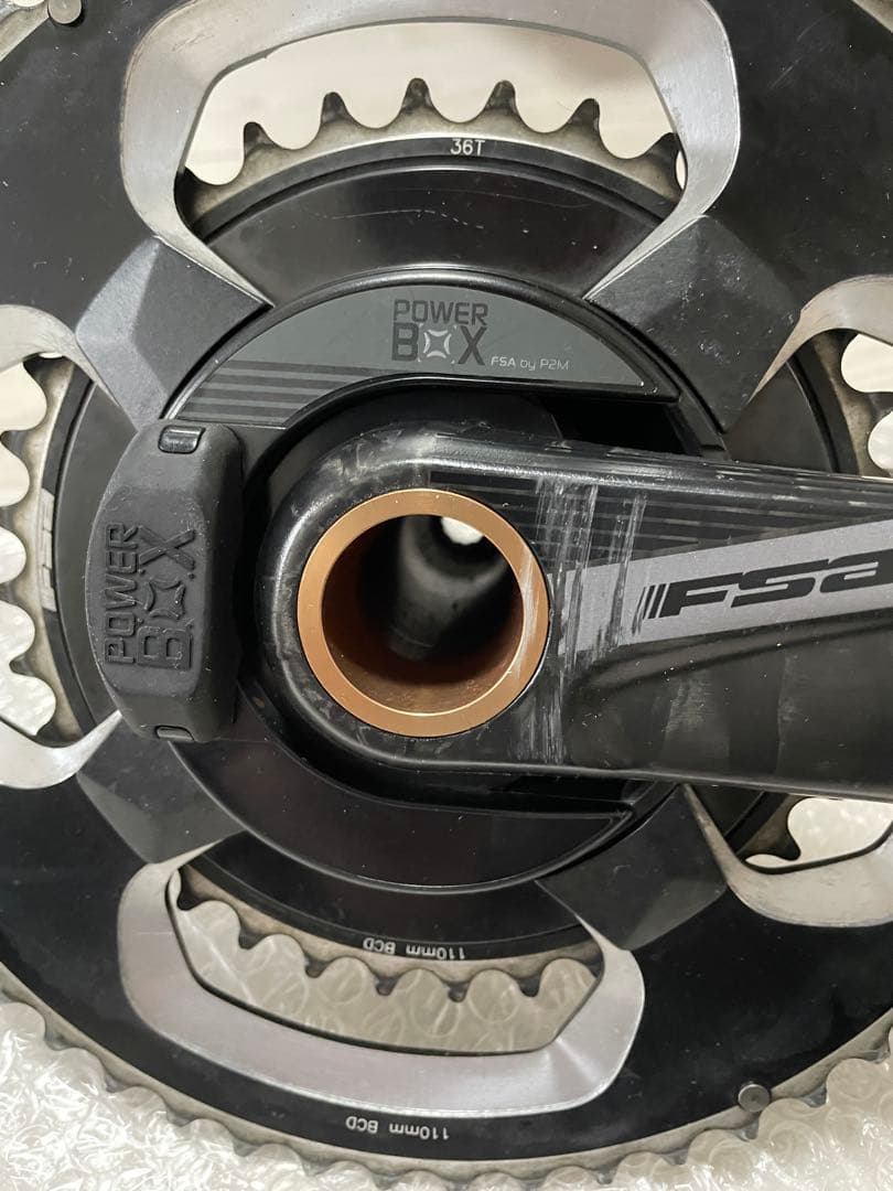 FSA power box パワーメーター 170mm 52/36 UpG済み