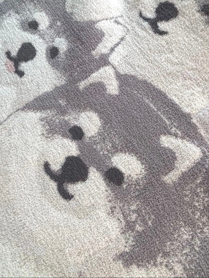 ジェラートピケ　雪原アニマル　エアモコハーフケット　アラスカンマラミュート　犬