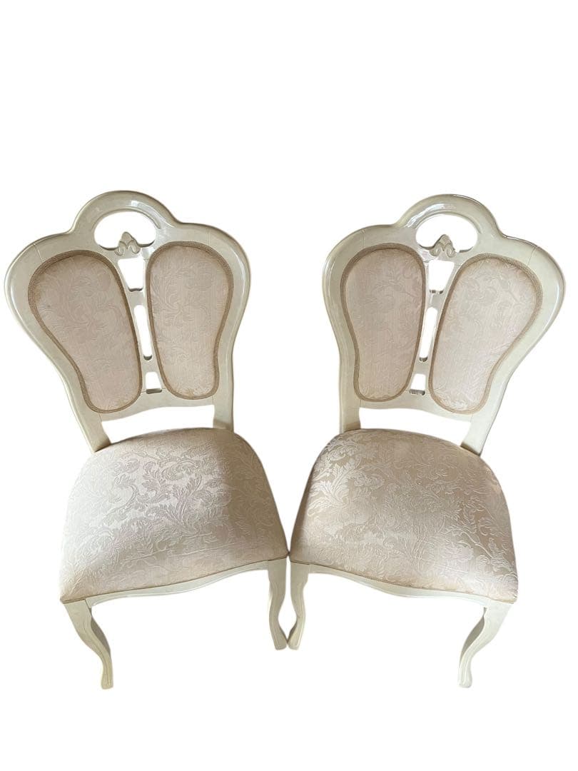 サルタレッリ フローレンス 木製ダイニングチェア 二脚セット 姫系 イタリア