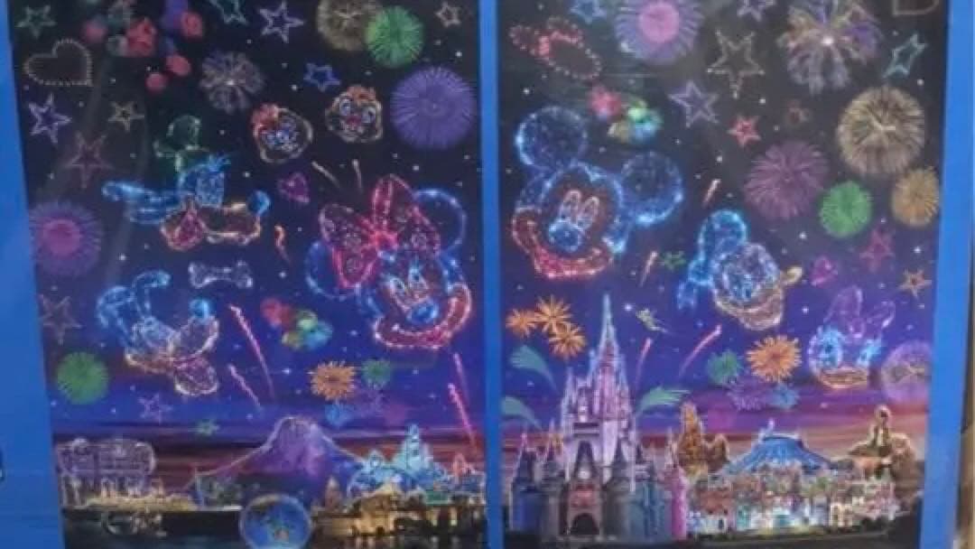☆ディズニー 花火カーテン 新品未使用☆