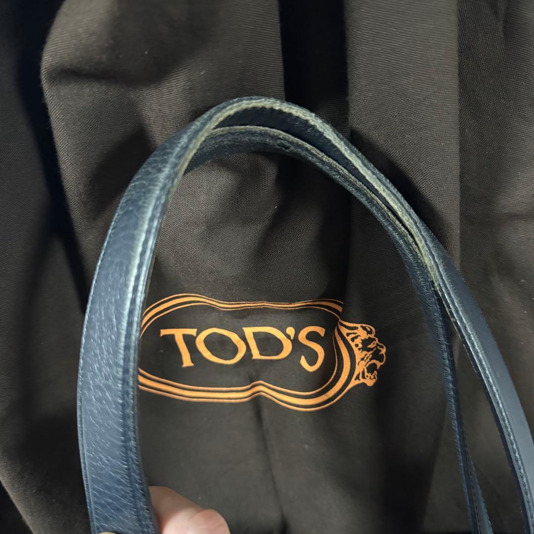 セール✨トッズ　TOD'S ゴンミーニ　トートバッグ　ネイビー