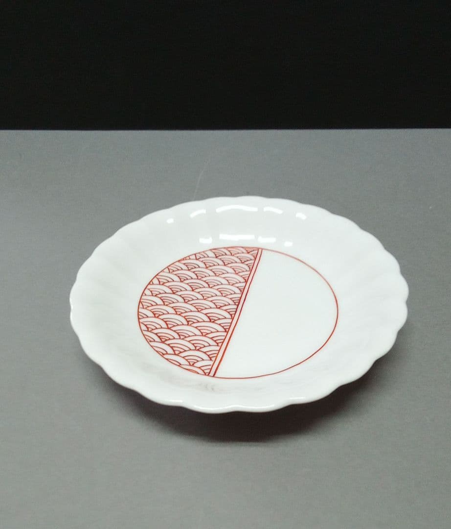 九谷焼　豆皿５枚セット『吉祥文様』田中柚伎作【新品・未使用】