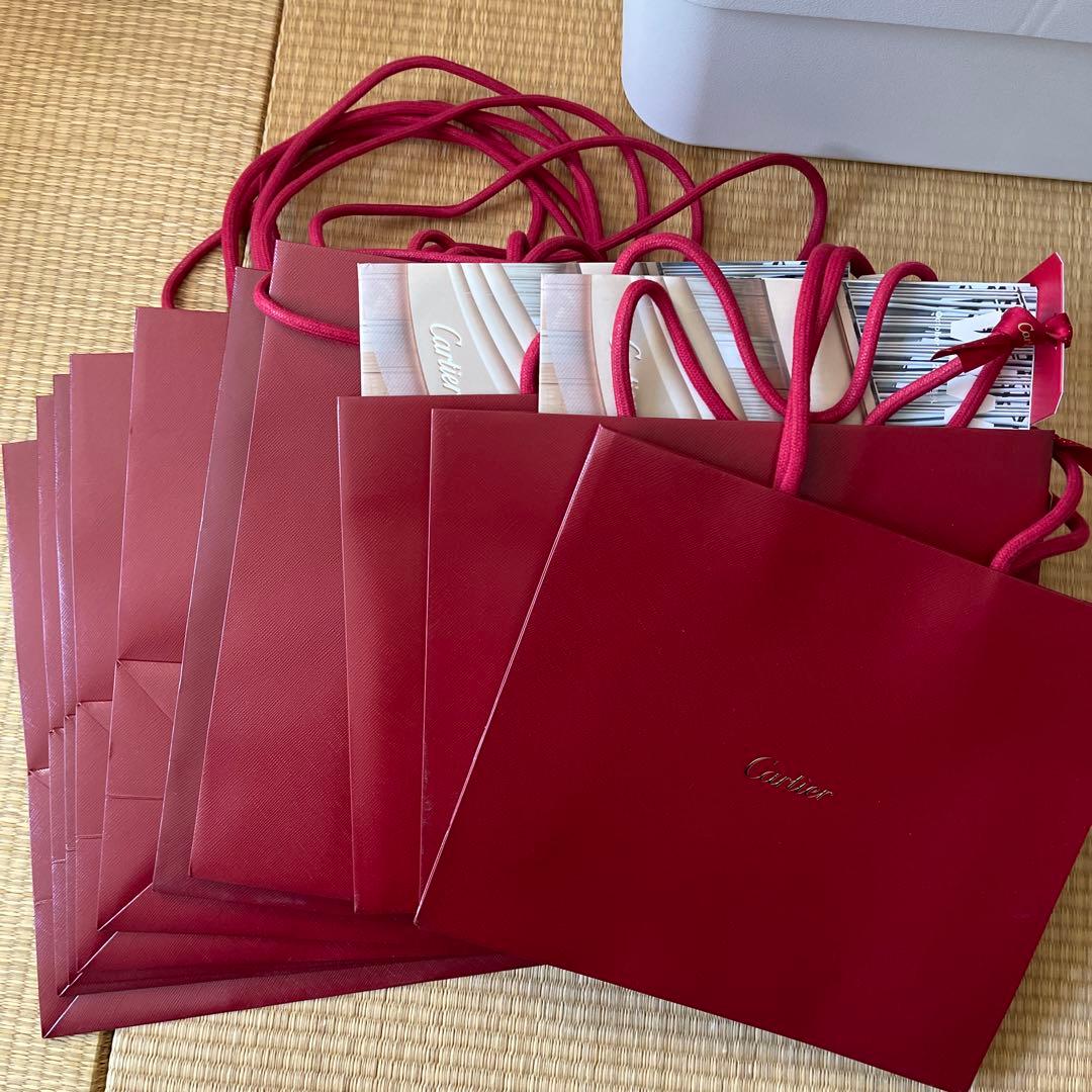 Cartier 赤いギフトバッグセット
