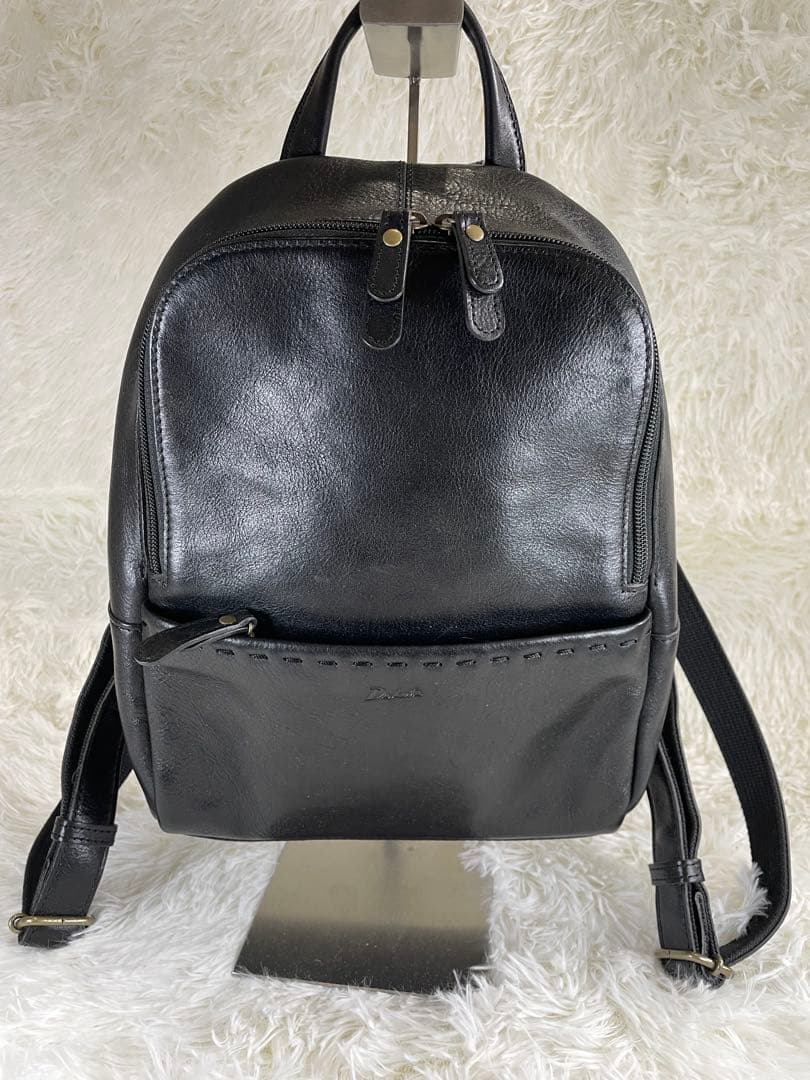 【美品】Dakota レザー ミニリュック ベルト 黒