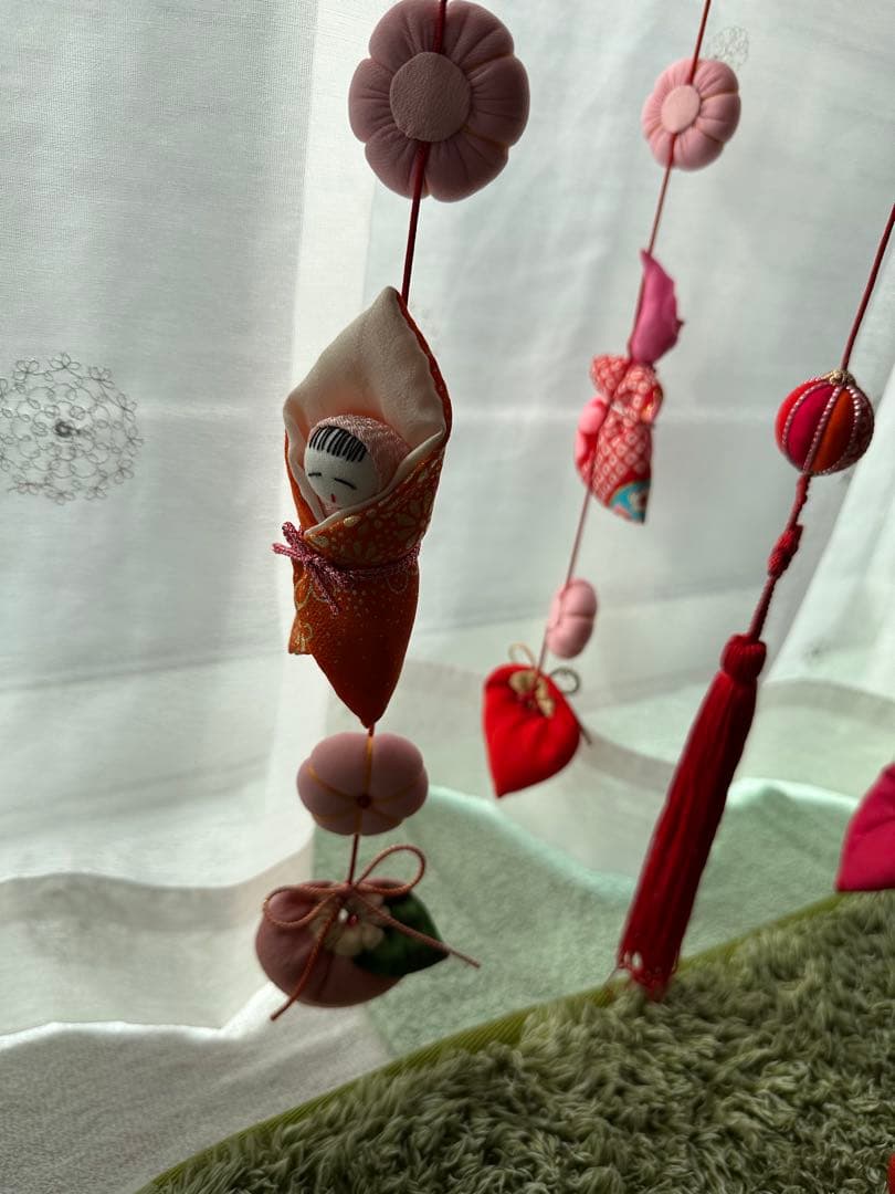 吊るし雛　雛祭り　ちりめん細工　②