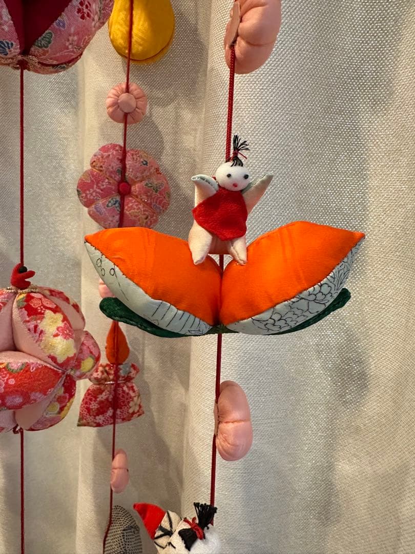 吊るし雛　雛祭り　ちりめん細工　②