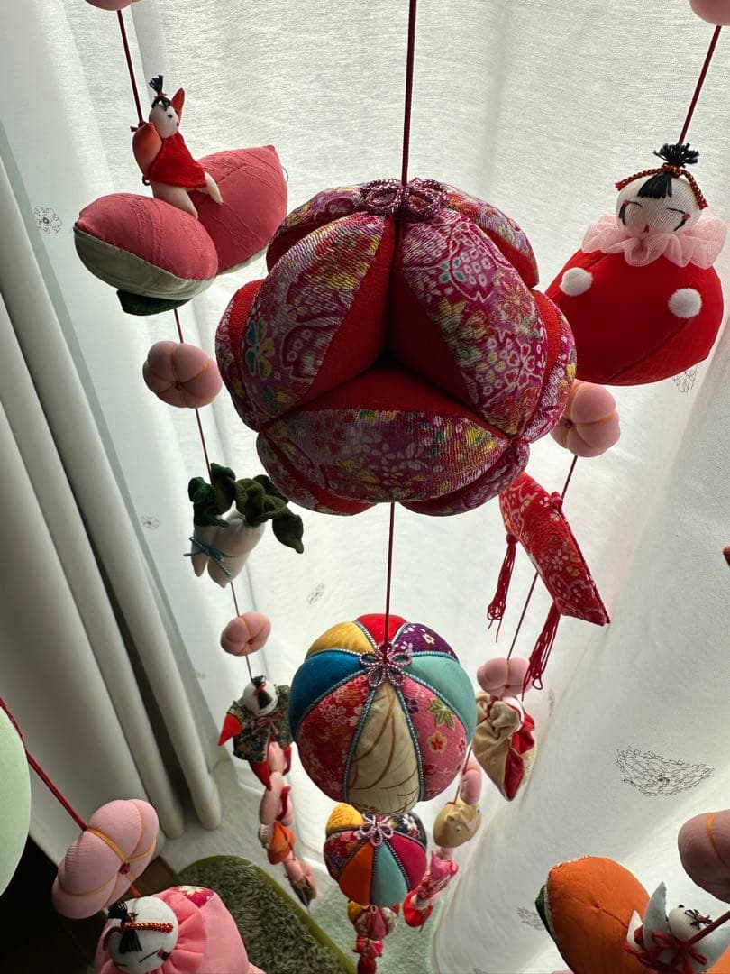 吊るし雛　雛祭り　ちりめん細工　②