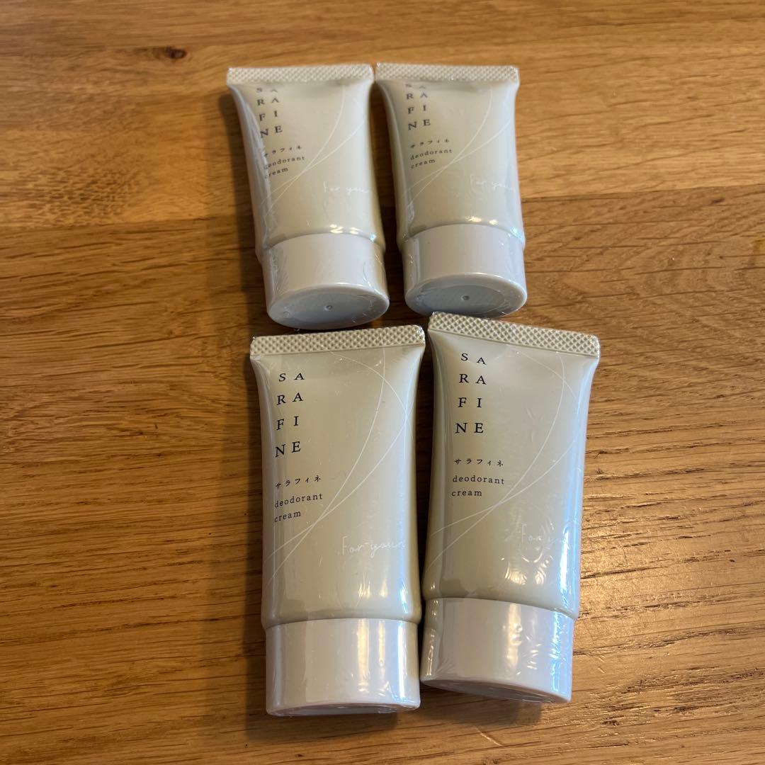 サラフィネ　デオドラントクリーム　25g 4本
