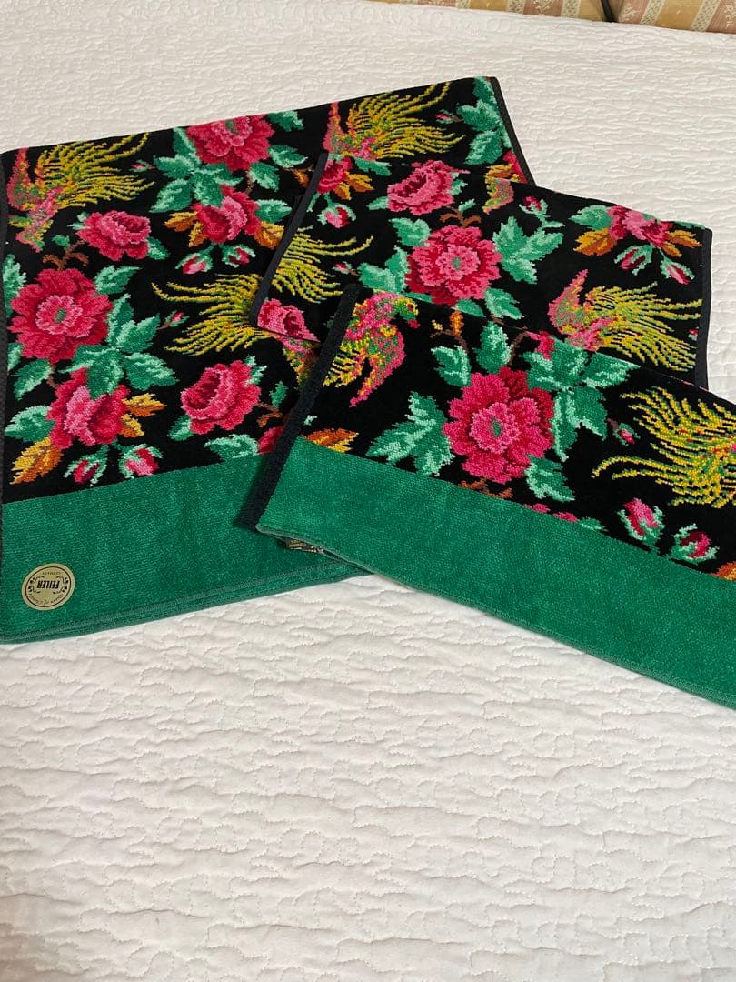 フェイラー 鳳凰柄 タオル 大判50×100cm＋37×80cm×2枚セット