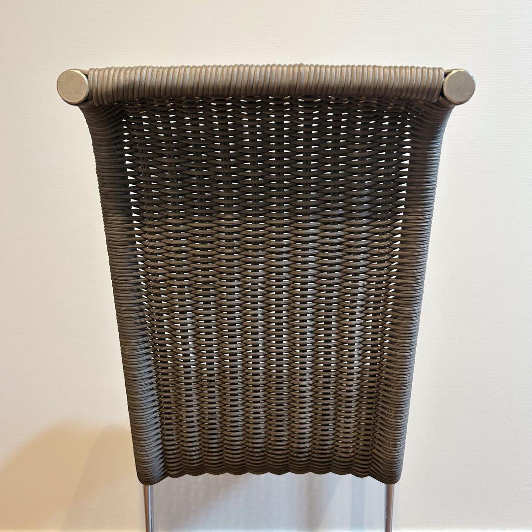 TECTA B20 チェア ドイツ製 グレー×藤×シルバー モダンデザイン