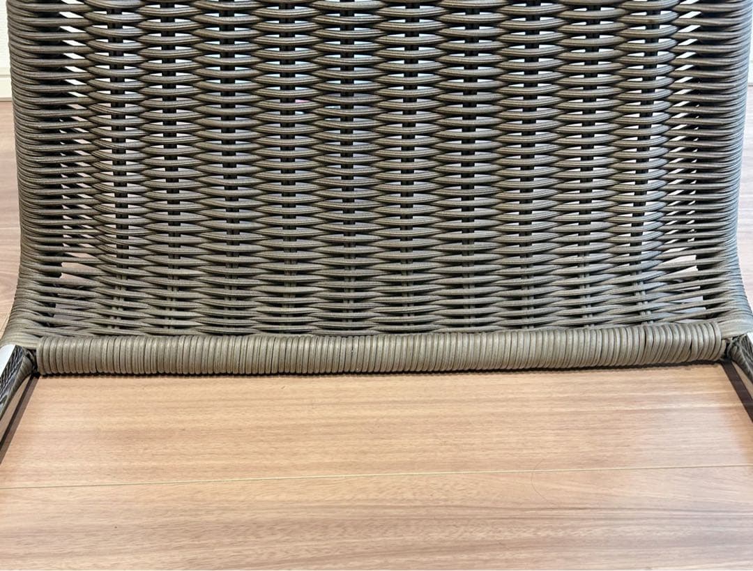 TECTA B20 チェア ドイツ製 グレー×藤×シルバー モダンデザイン