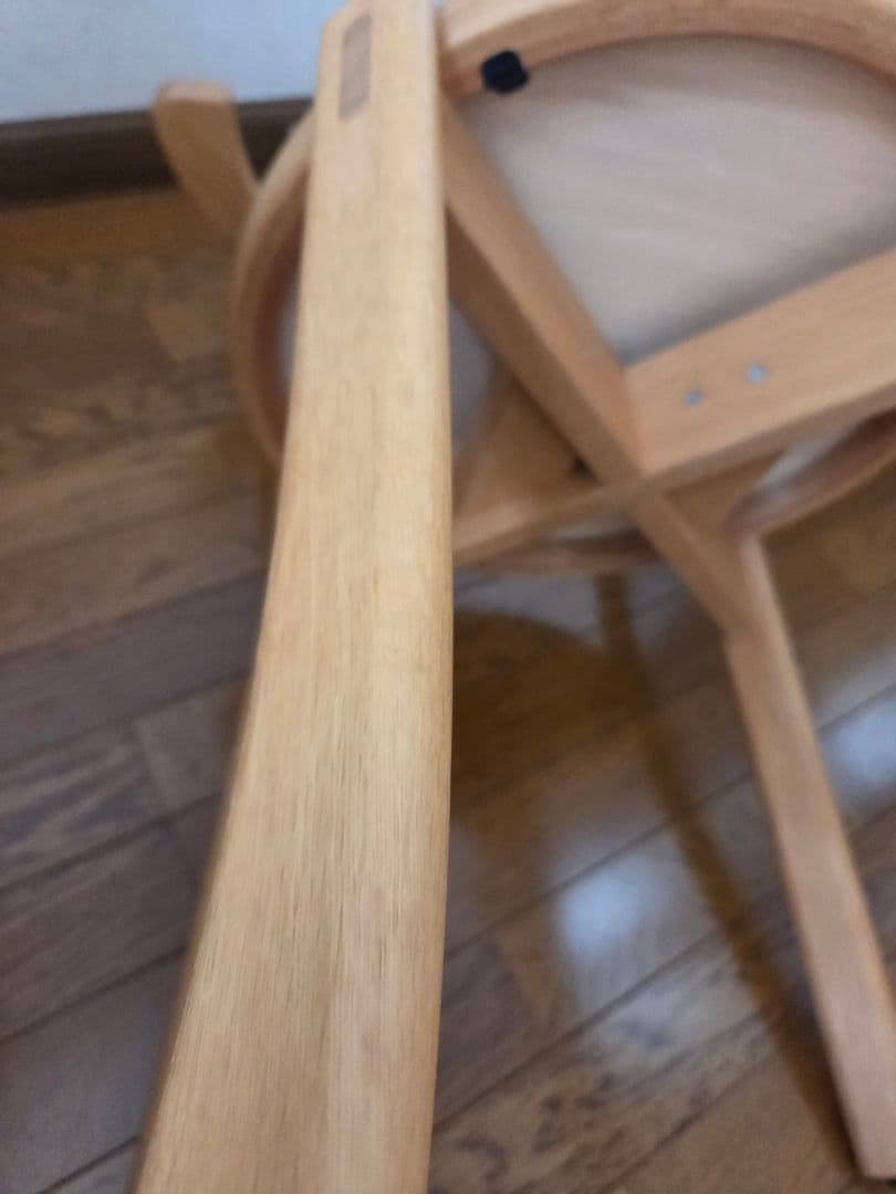 カンディハウス　旭川　椅子　ルントオムチェア　レザー　イエロー