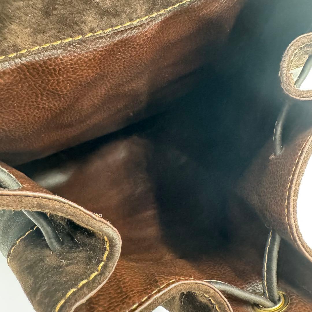 FENDI フェンディ レザー スエード 2way リュックサック トートバッグ