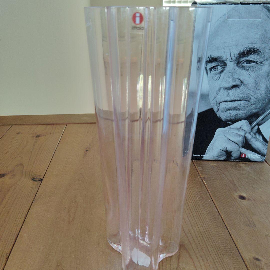  イッタラ　アアルトベース 　花瓶　サーモンピンク