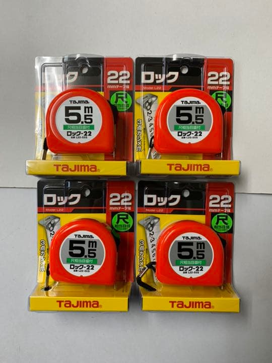 タジマ Tajima スケール ロック-22 L2255SBL×4個