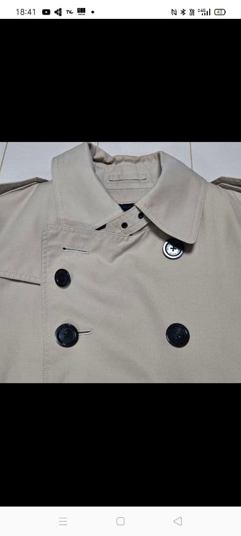 BURBERRY BLACKLABEL ベージュトレンチコート Sサイズ