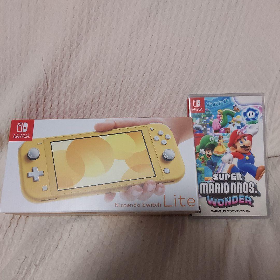 【新品未使用】Nintendo Switch　Liteイエロー　マリオワンダー付