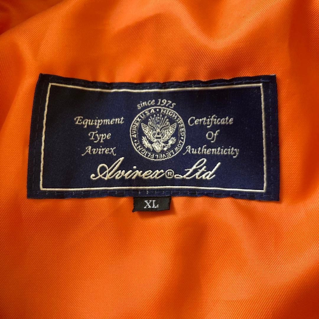 希少 AVIREX アヴィレックス フライトトレンチコート ベルト付 XL 黒