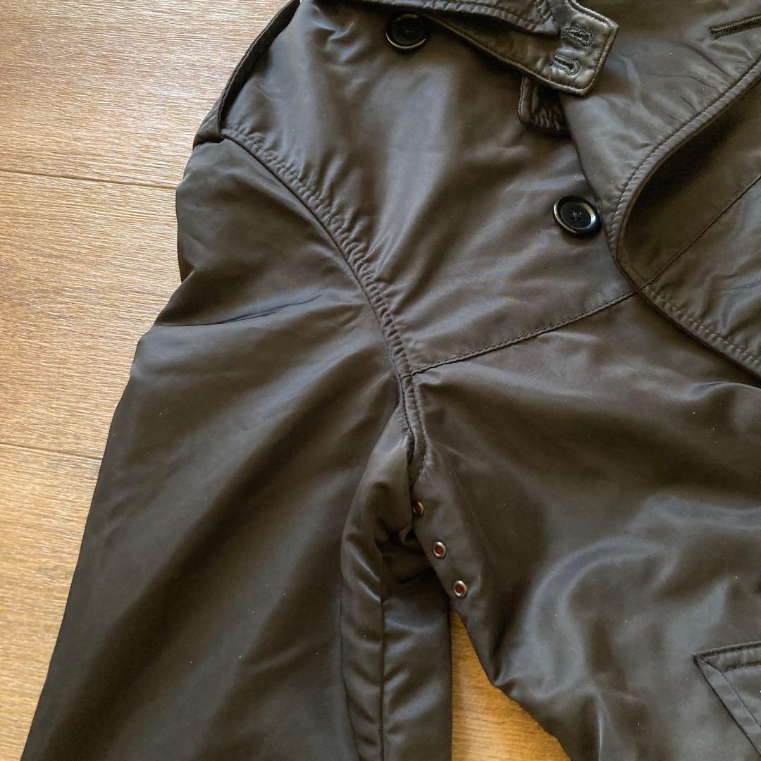 希少 AVIREX アヴィレックス フライトトレンチコート ベルト付 XL 黒