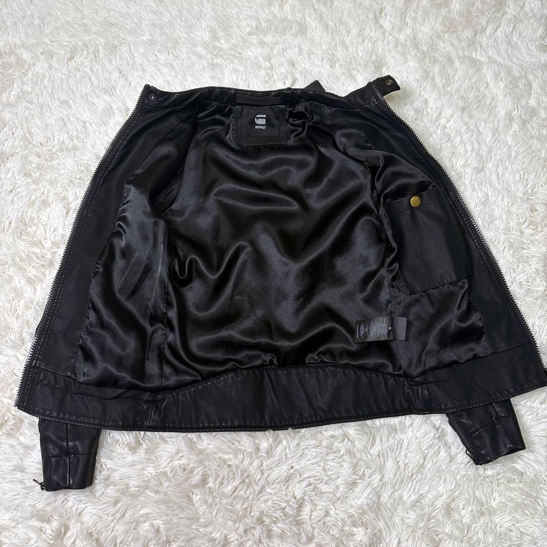 新品タグ付き！G-Star RAW MOTAC DC BIKER JKT レザー