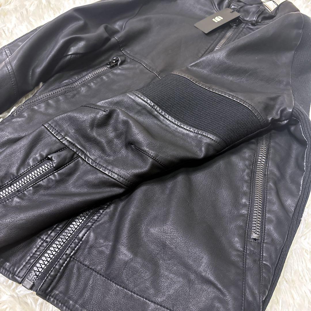 新品タグ付き！G-Star RAW MOTAC DC BIKER JKT レザー
