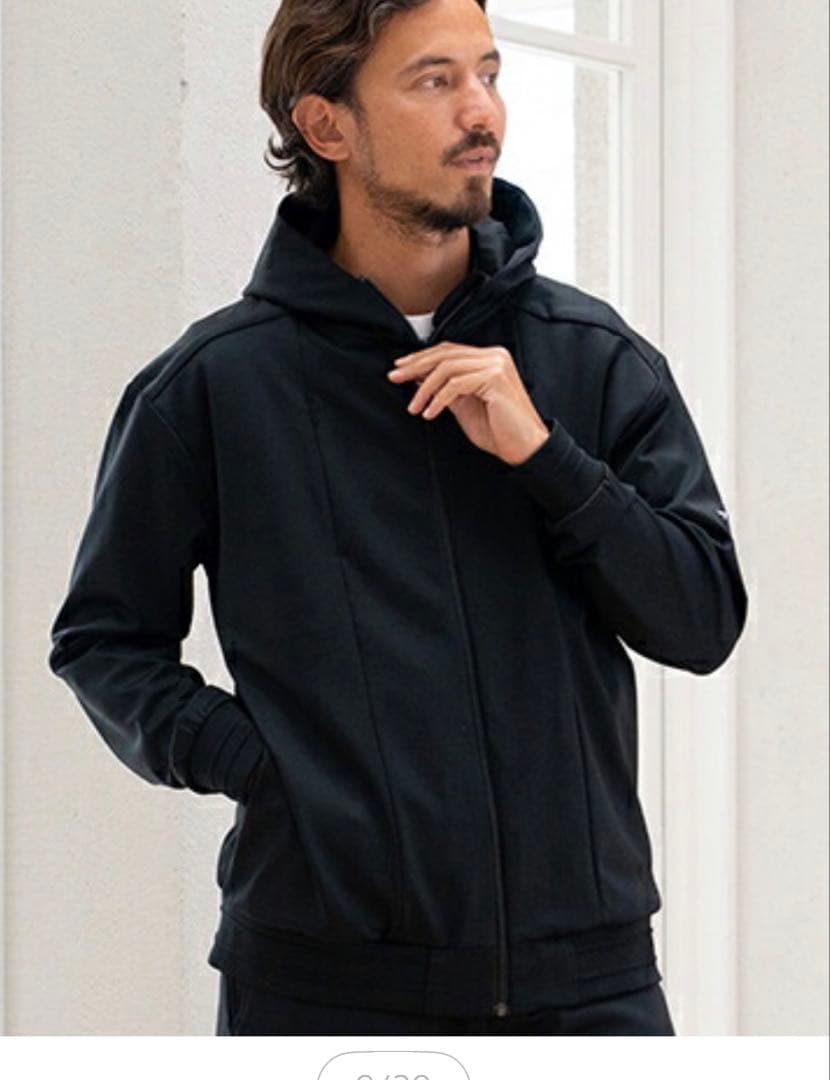 本日限定値引　超美品【CALL&RESPONSE】裏起毛ZIPパーカーXL 黒