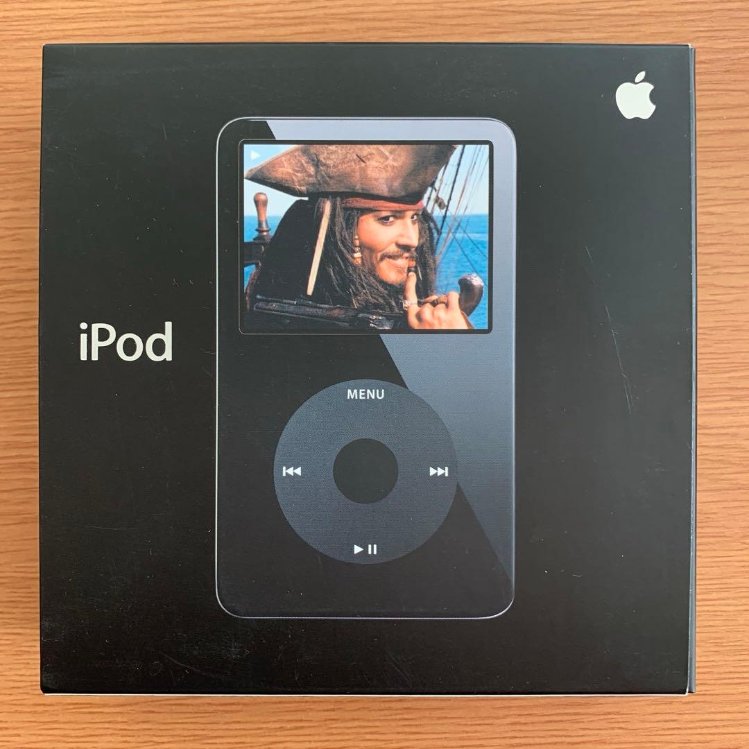 【動作確認済・初期化済】iPod Classic 30GB BLACK 箱付き